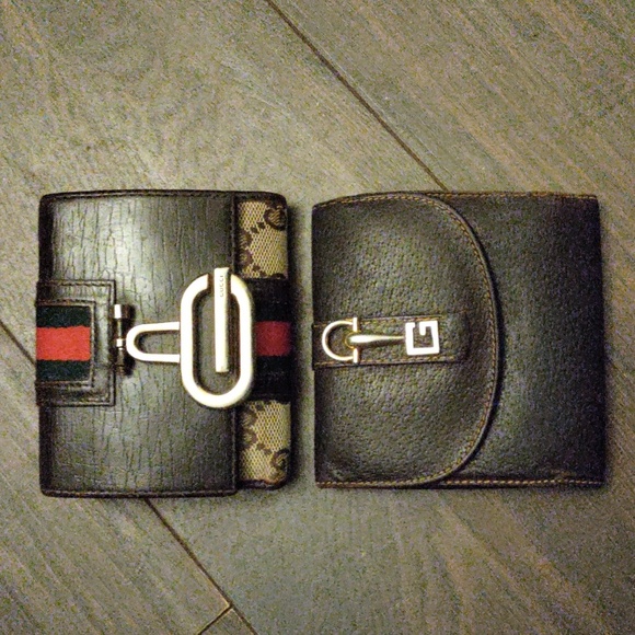 Vintage Gucci GG Logo Wallet Bundle (2) - Picture 1 of 16